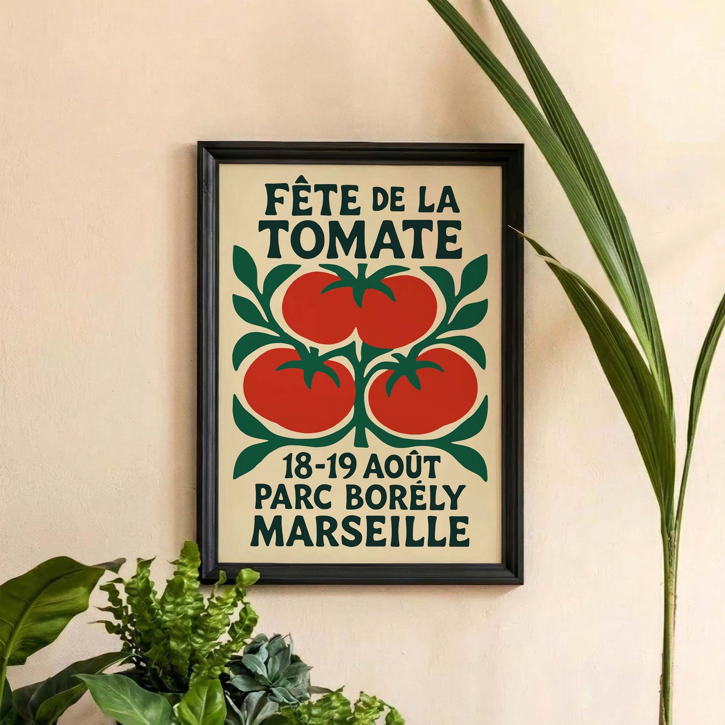 Tomato Festival Poster Wall Art