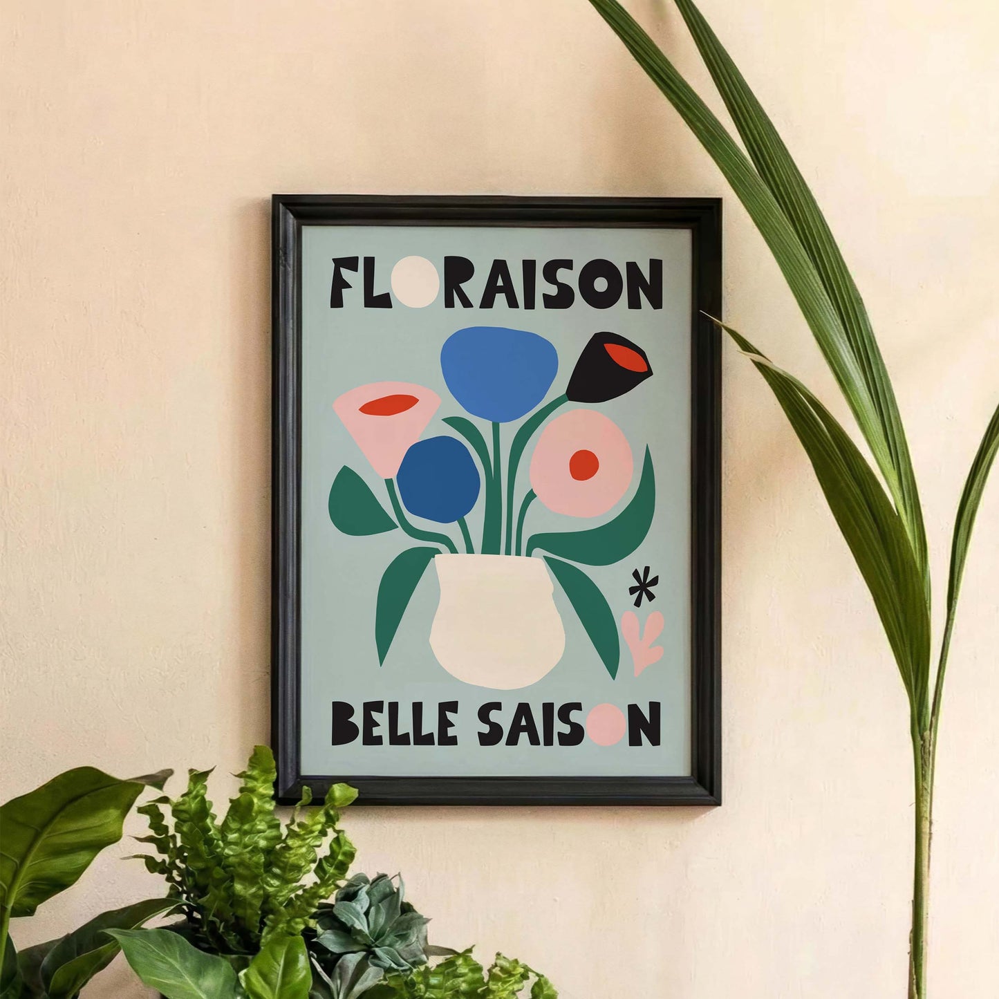 Floraison Floral Poster Print