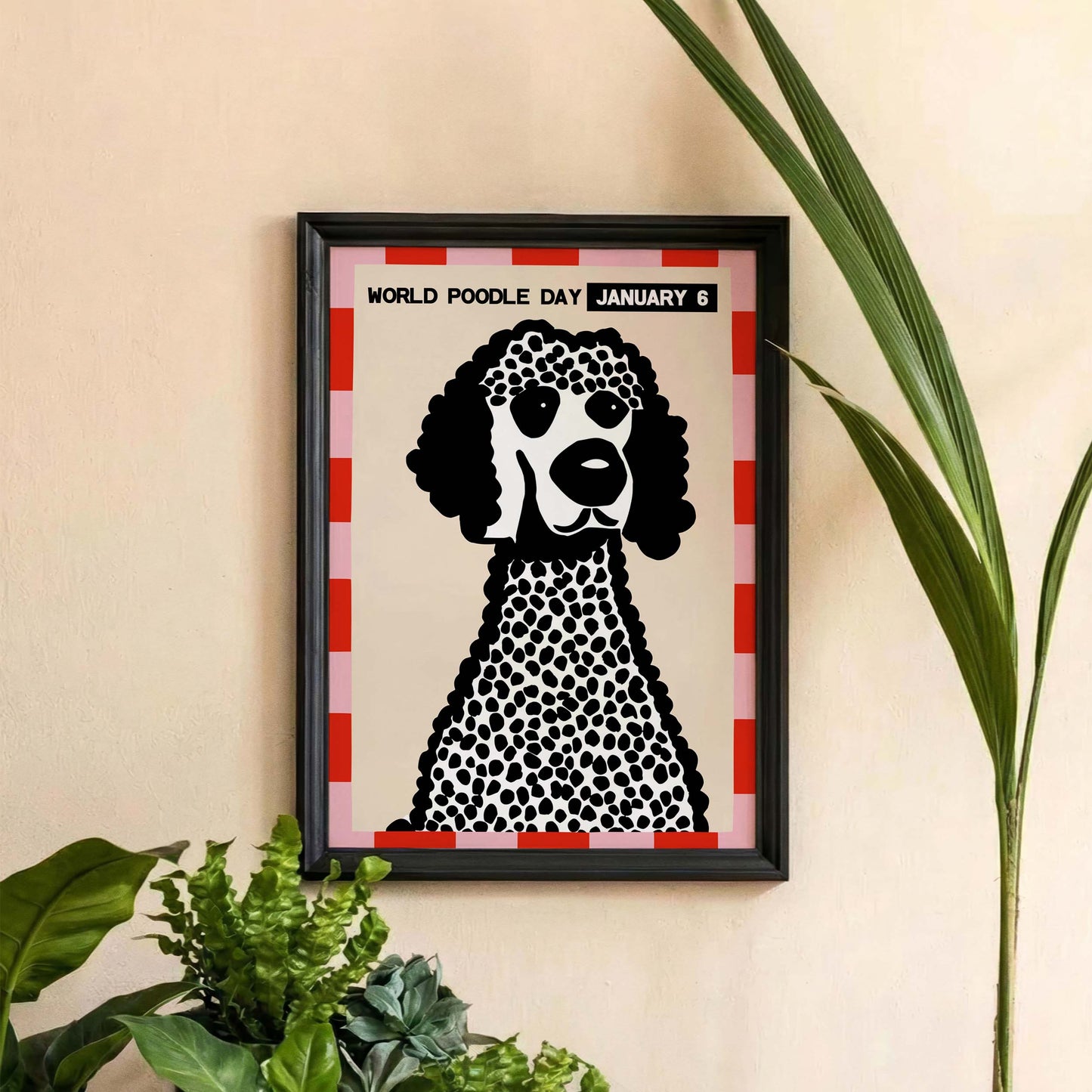 World Poodle Day Dog Poster Print