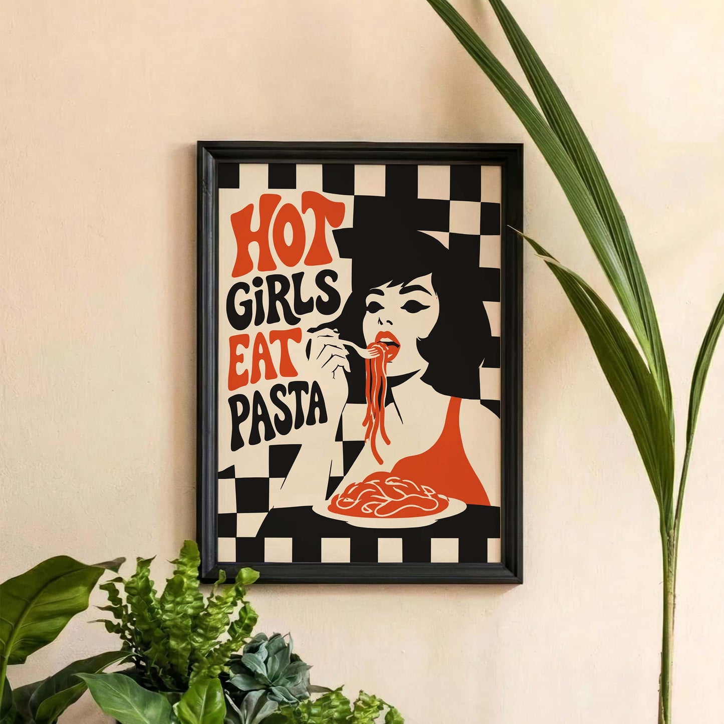 Hot Girls Eat Pasta Poster