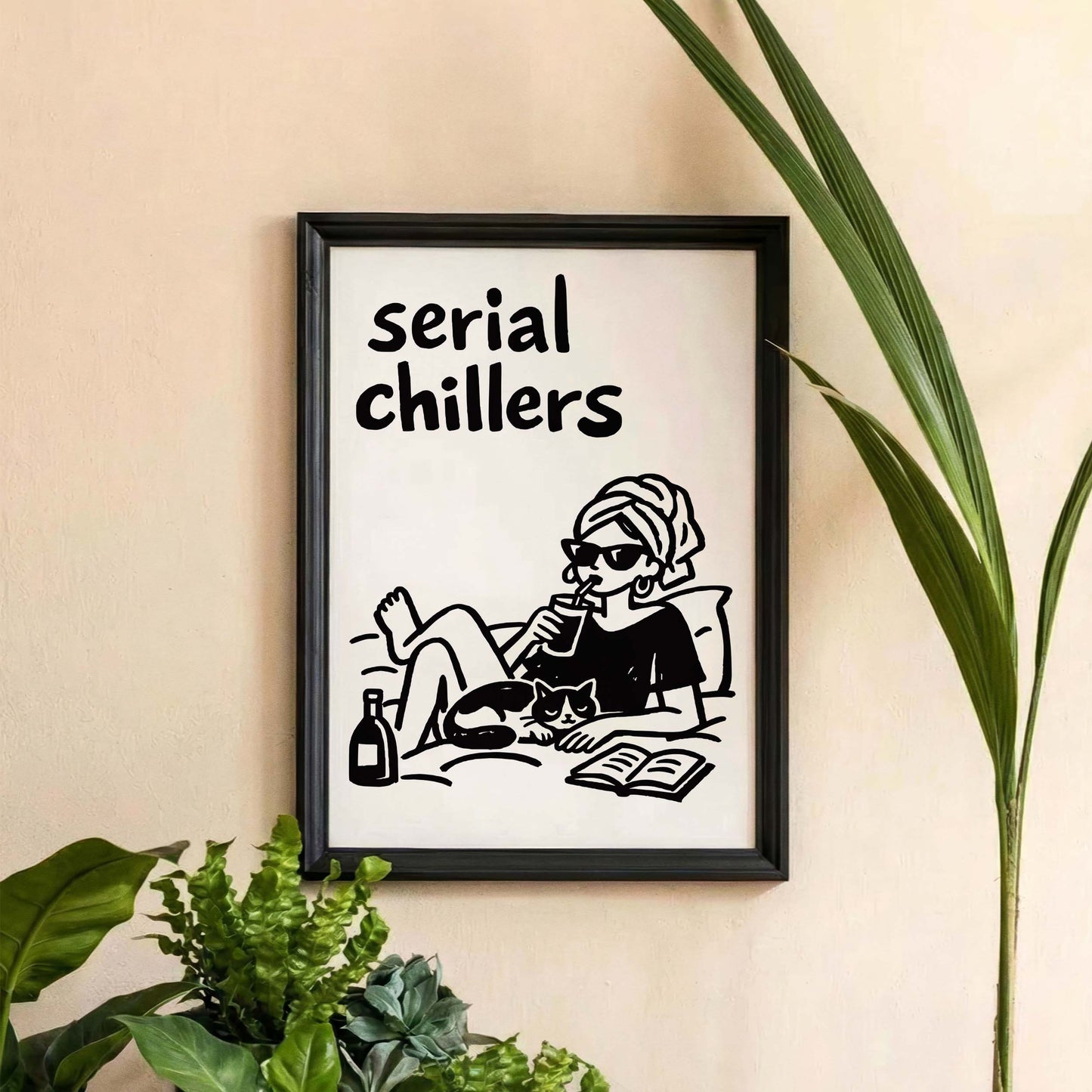 Serial Chillers Relaxation Poster Print