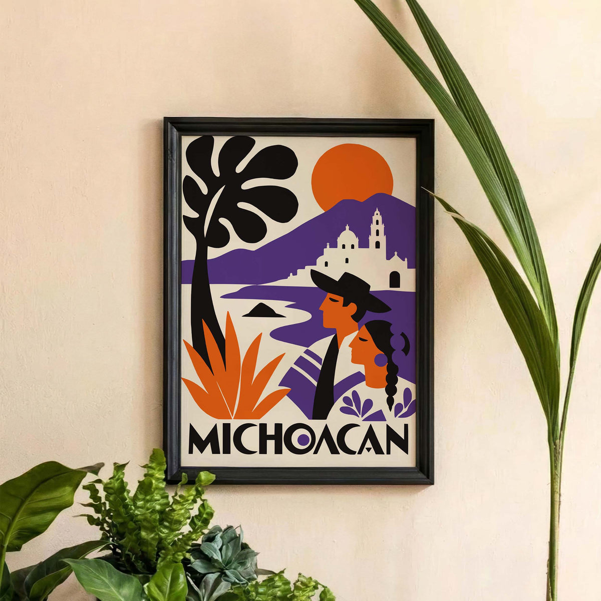 Michoacan Mexico Travel Poster