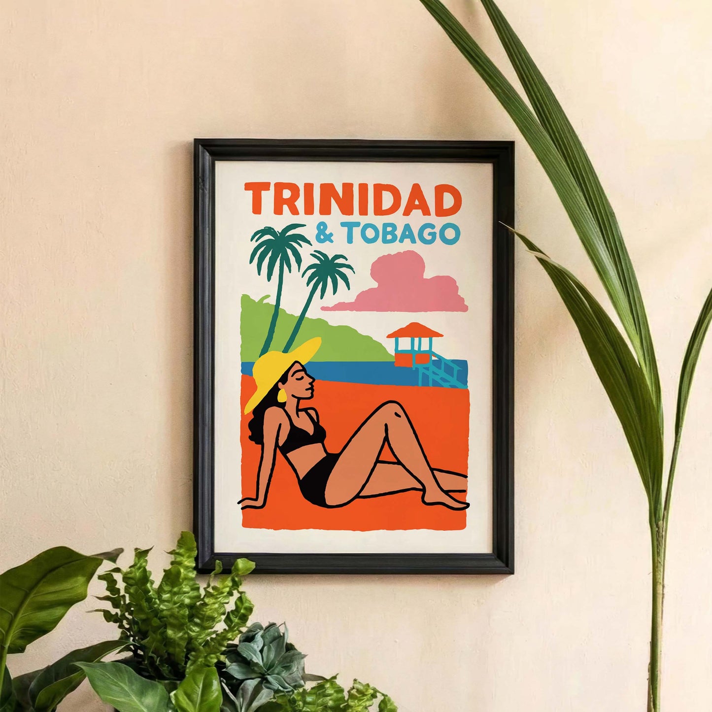Trinidad Beach Sunset Poster