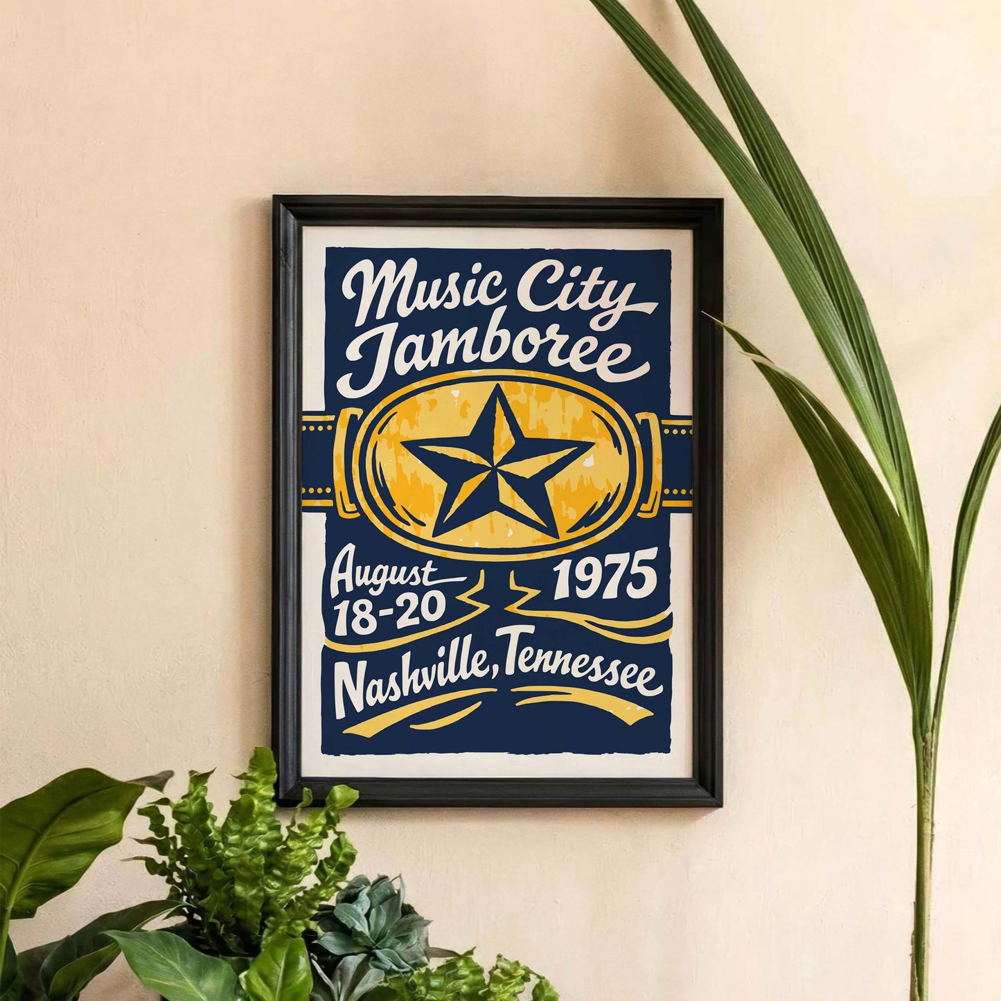 Nashville Music City Jamboree Poster