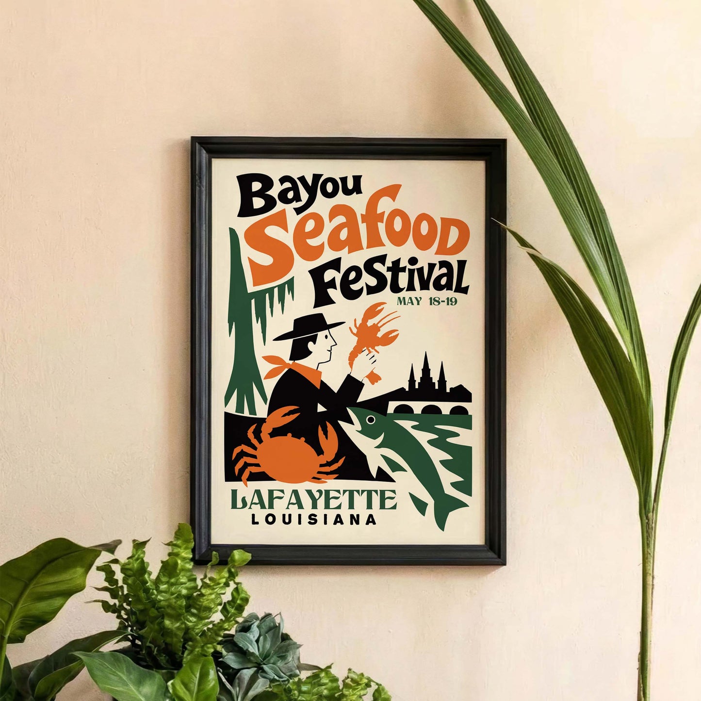 Bayou Seafood Festival Poster