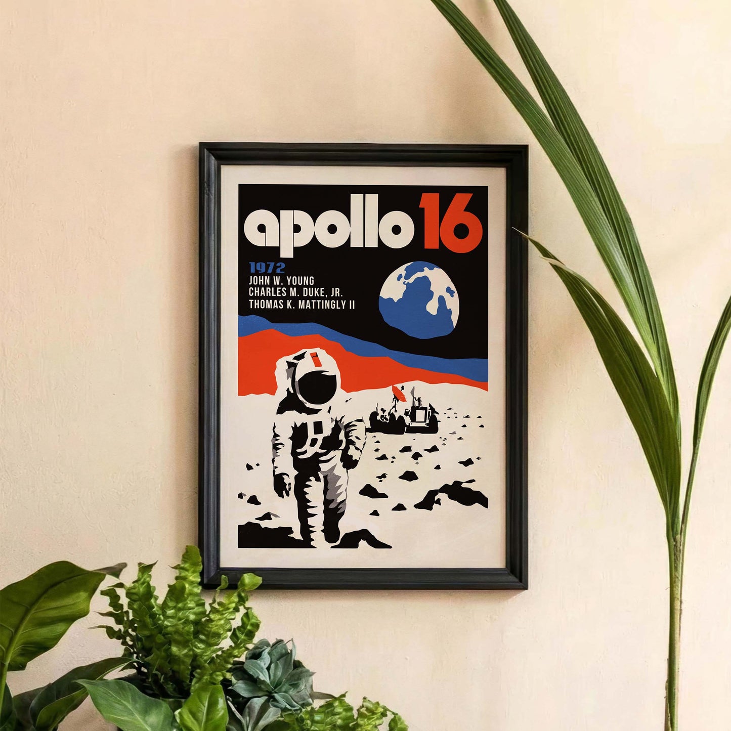 Apollo 16 Space Mission Print