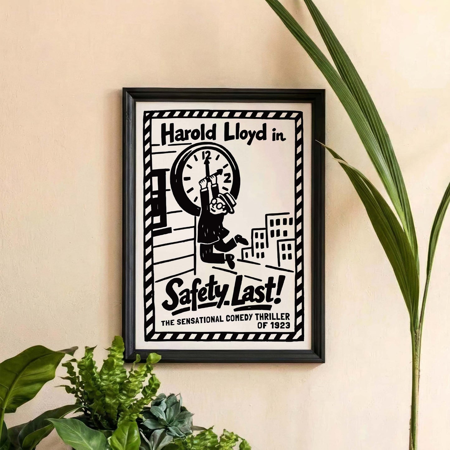 Safety Last Silent Film Poster