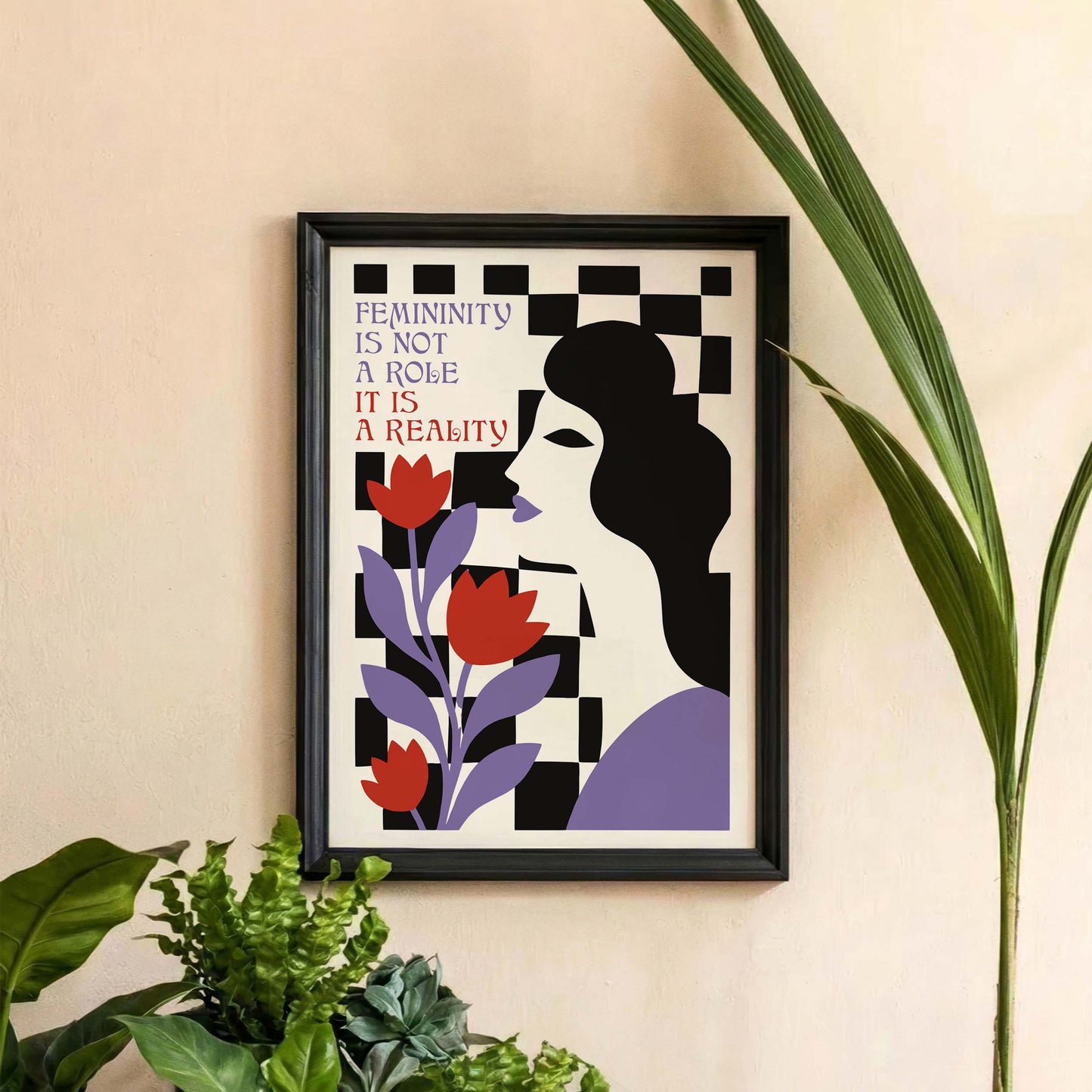 Femininity Quote Print
