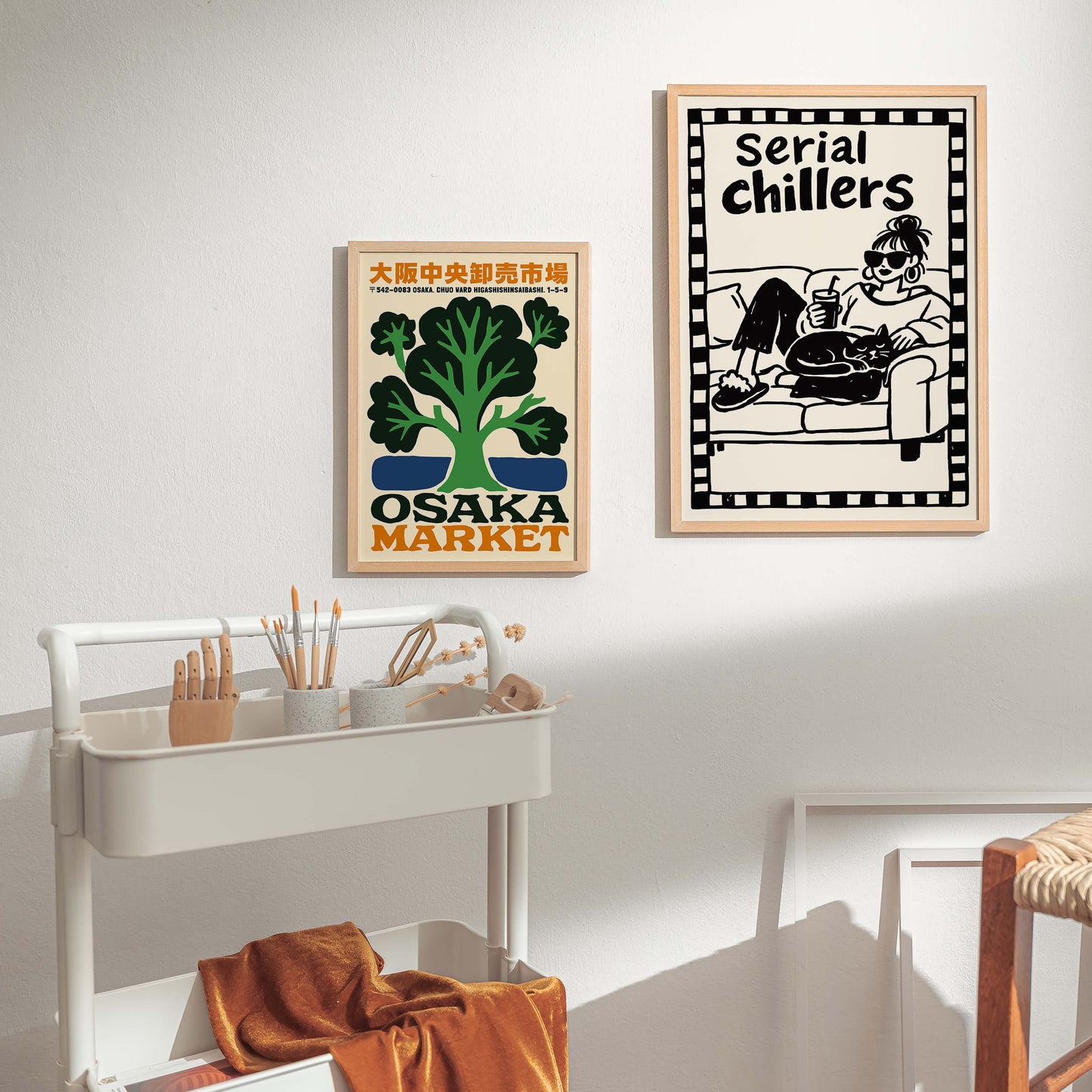 Serial Chillers Cozy Poster