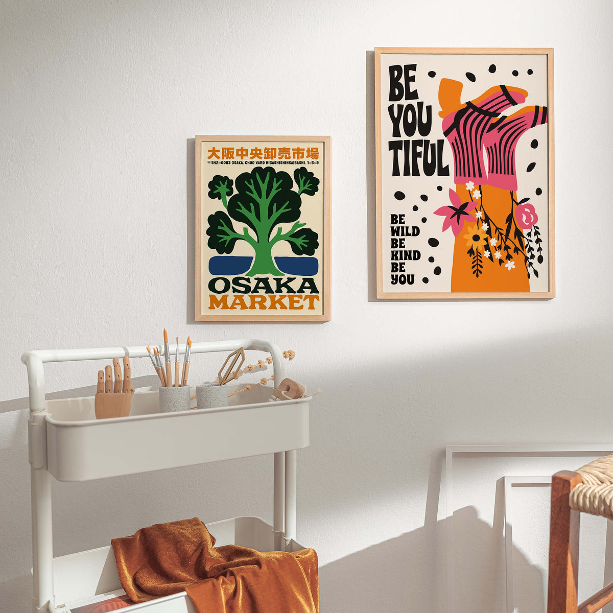 Bądź YouTiful Plakat Biuro Sypialnia