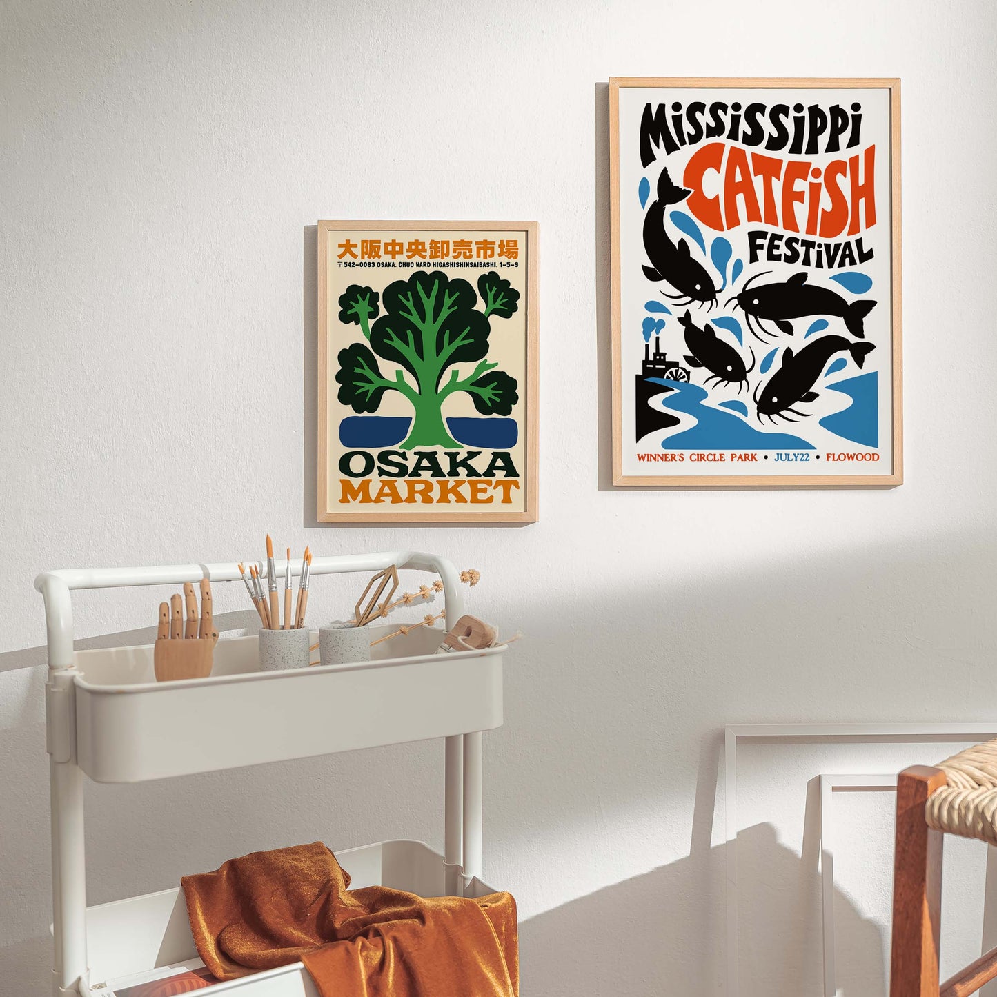 Mississippi Catfish Festival Poster Print