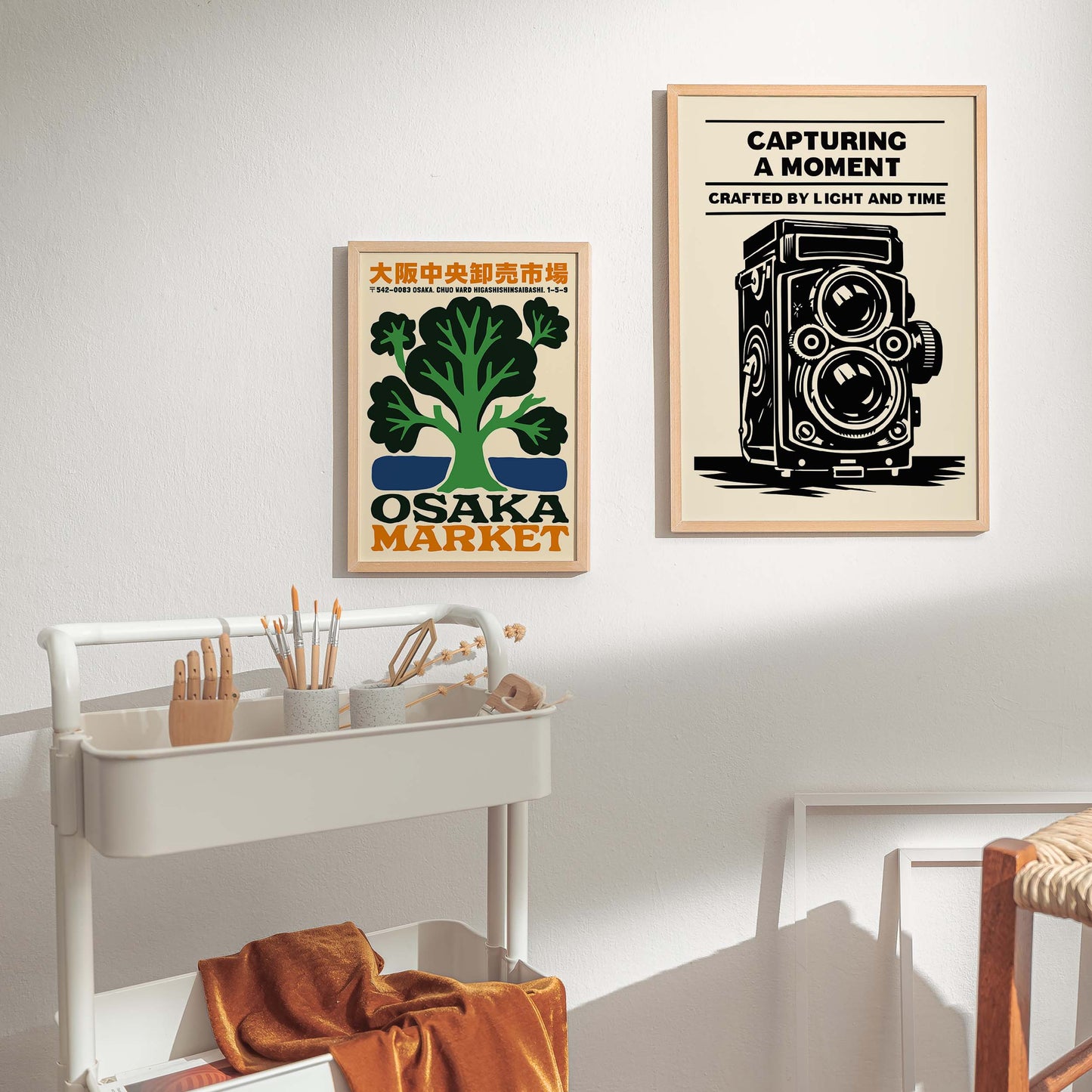Vintage Camera Wall Art Print