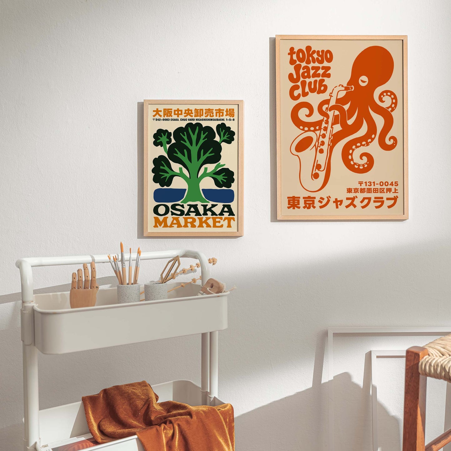 Tokyo Jazz Club Octopus Poster Print