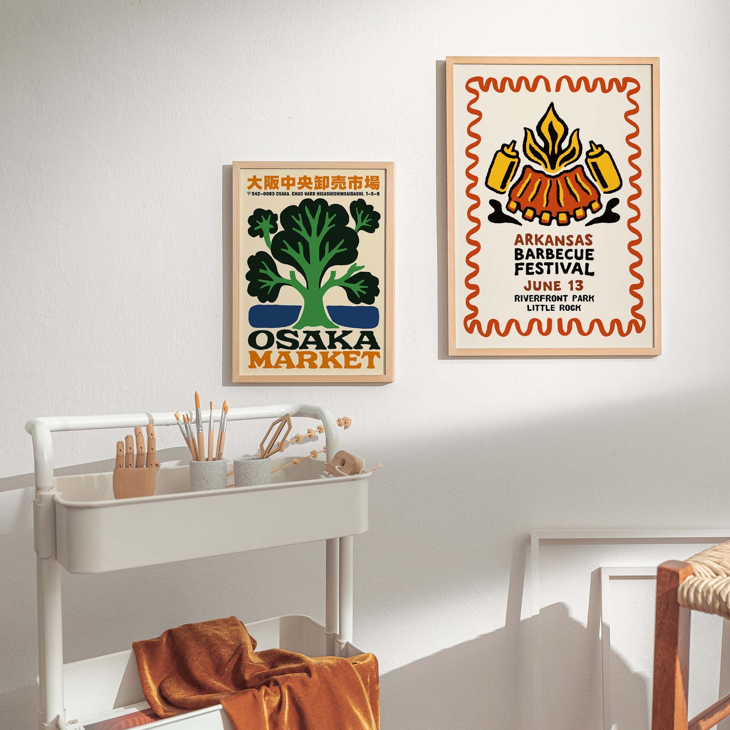 Arkansas BBQ Festival Poster Wall Art