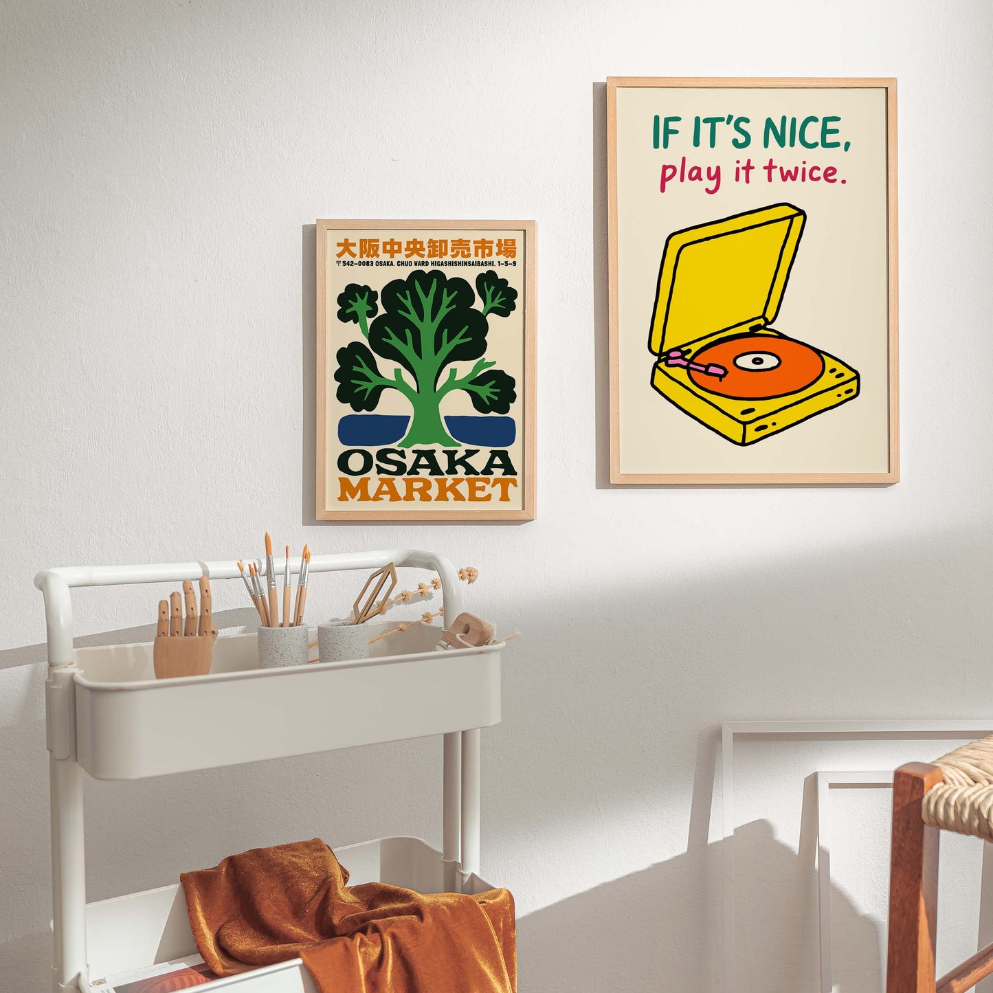 Play It Twice Vinyl Poster