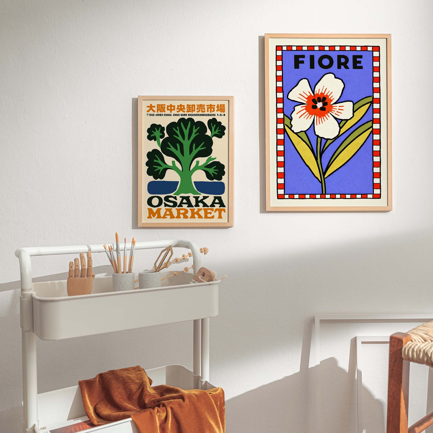 Fiore Flower Botanical Poster Print