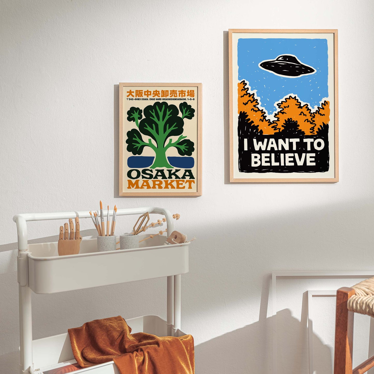 I Want Believe UFO Poster