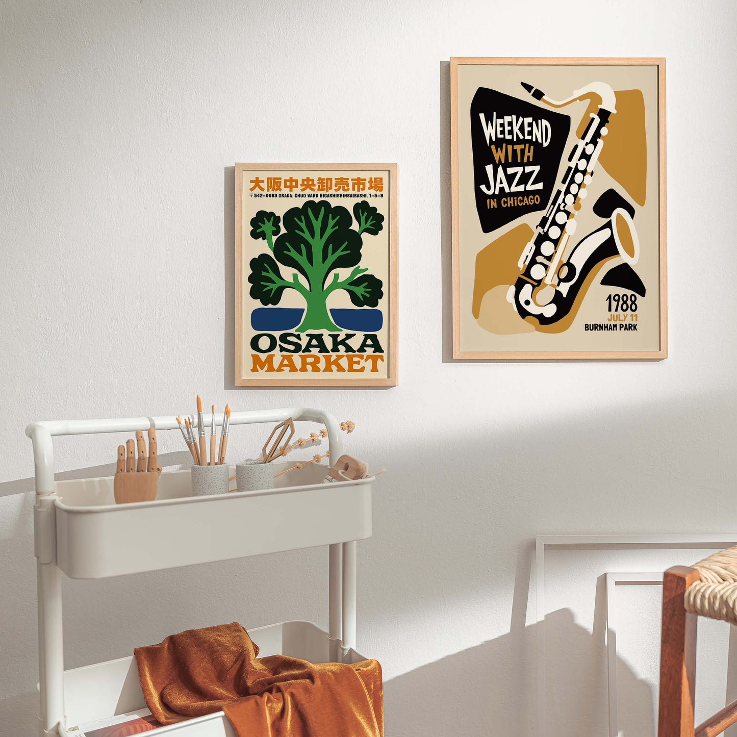Weekend Jazz Print Living Room Office