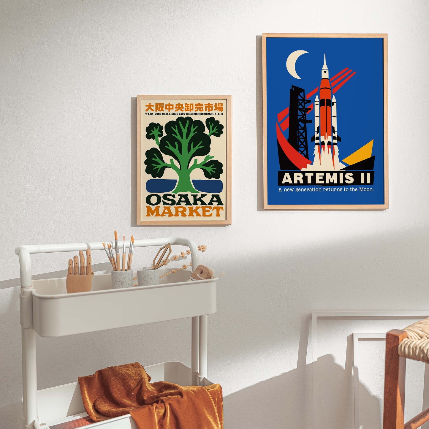 Artemis II NASA Moon Mission Launch Poster
