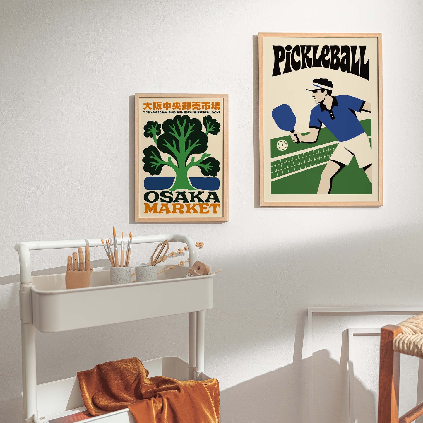 Pickleball Game Room Poster