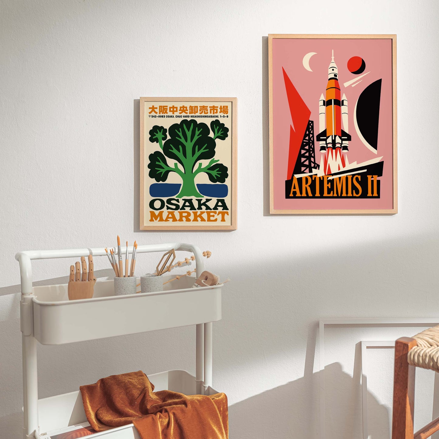 Artemis II Launch Poster Print