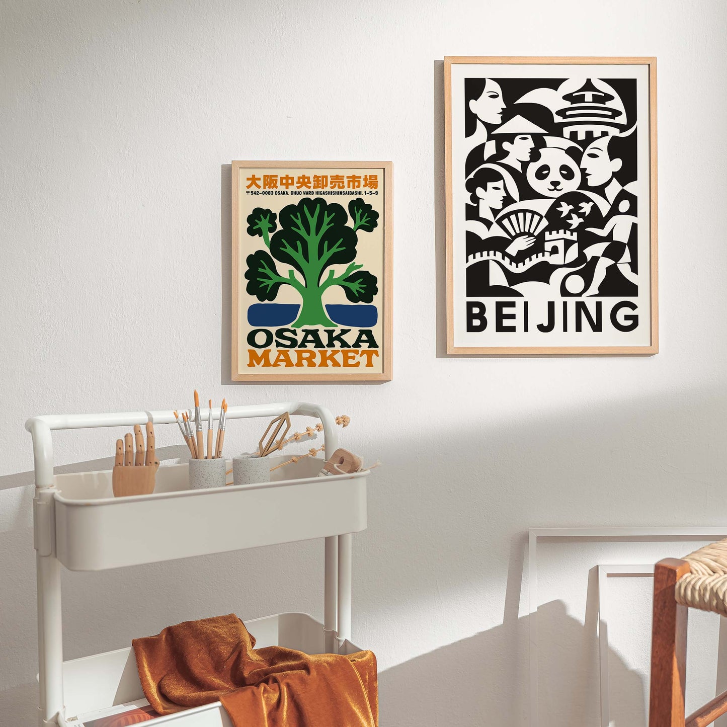 Beijing Travel Poster Wall Art
