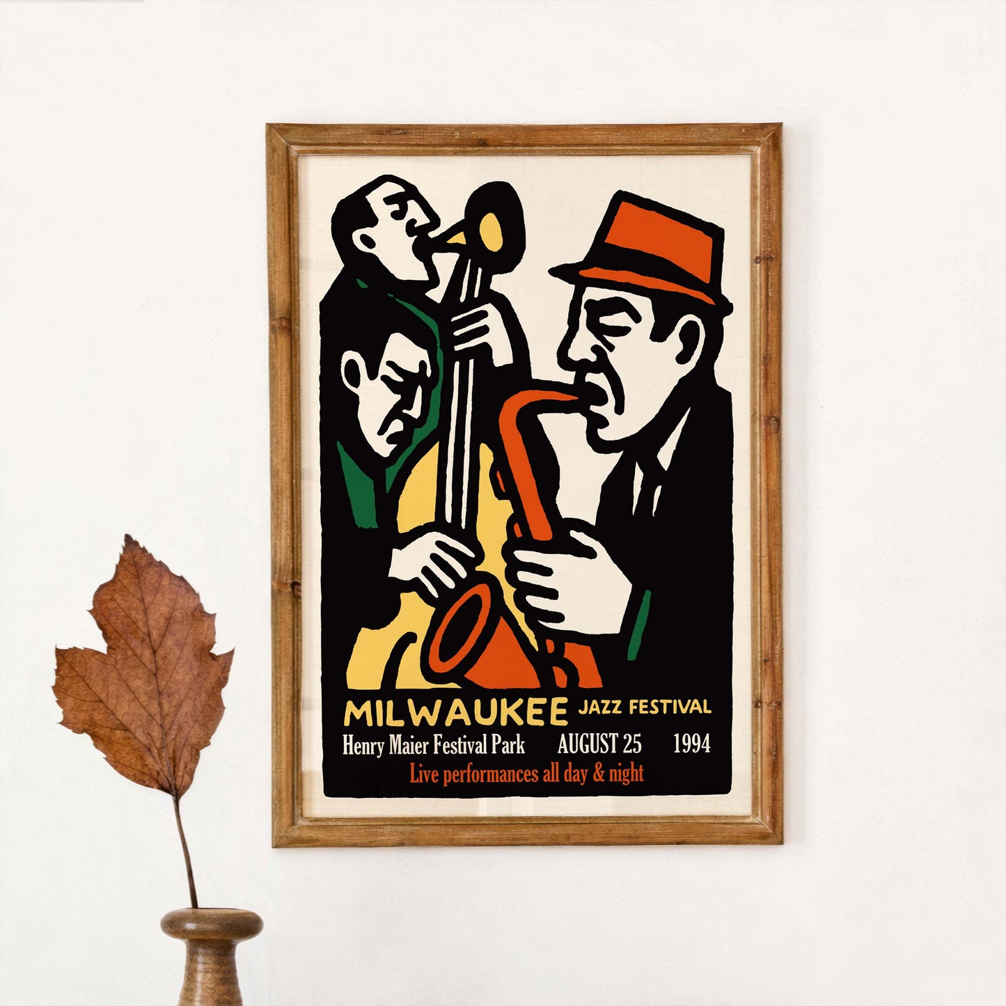 Milwaukee Jazz Festival Poster