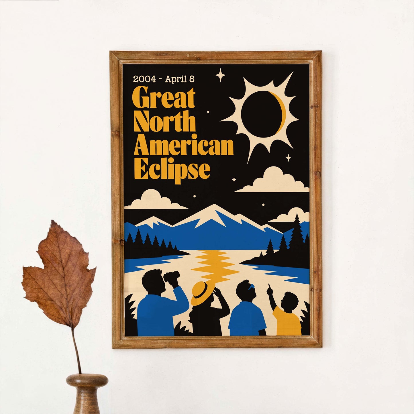 North American Eclipse Art Print