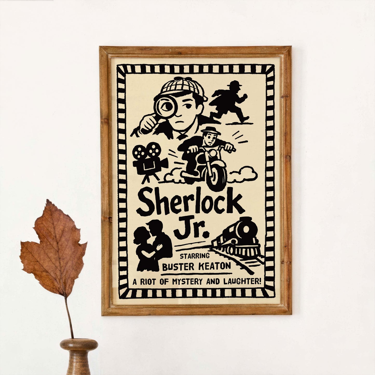 Sherlock Jr Silent Film Poster