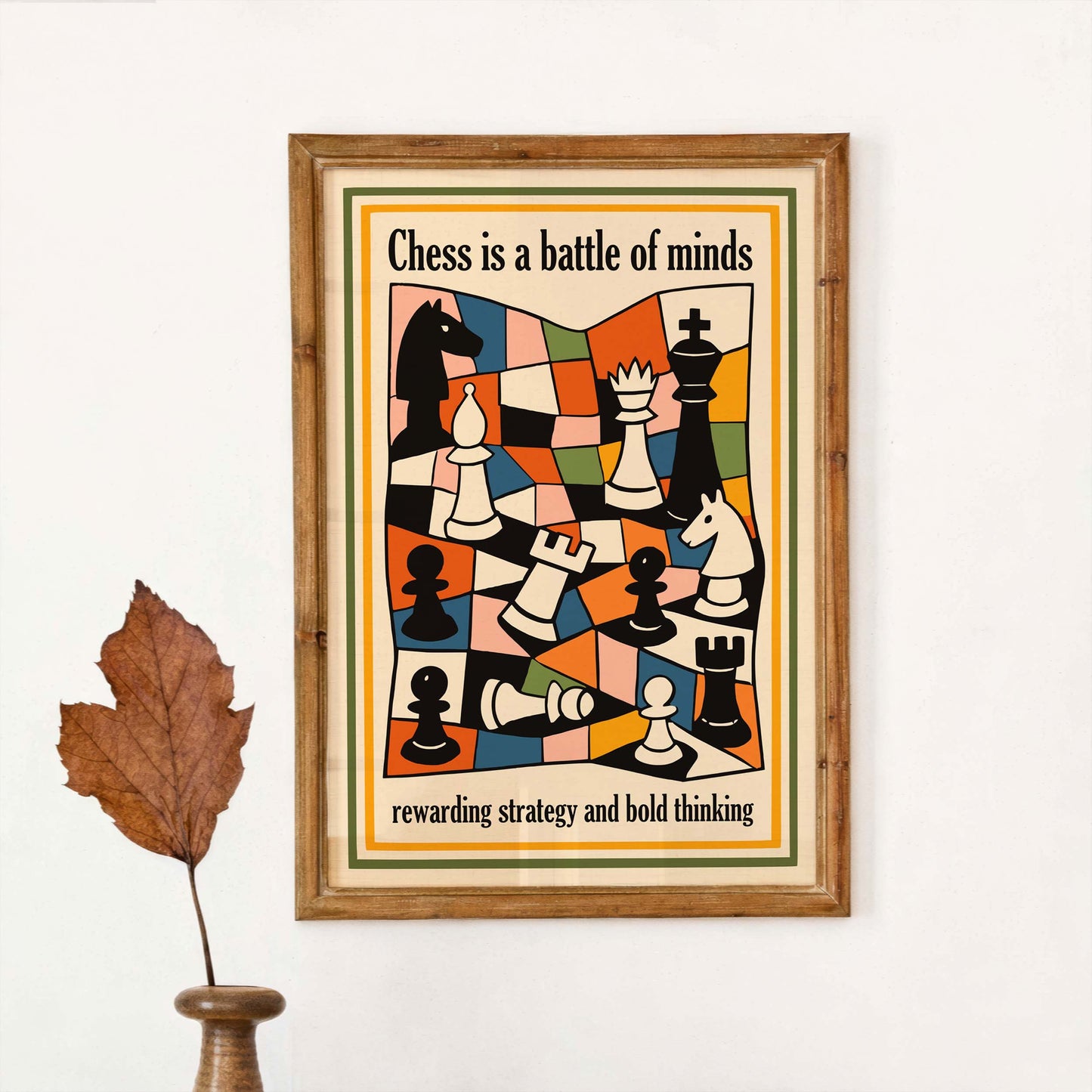 Chess Battle Minds Poster Print