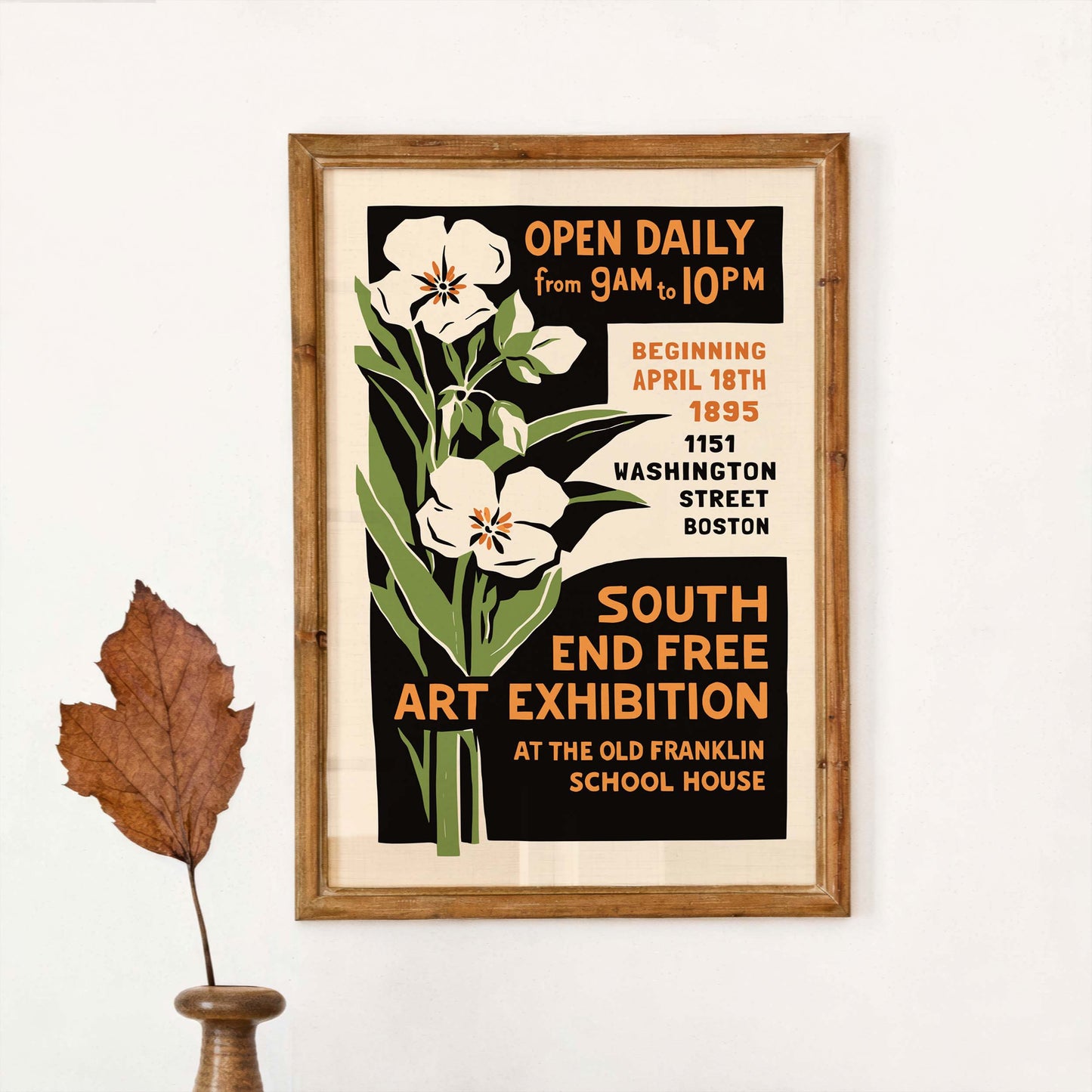 Retro Art Exhibition Poster