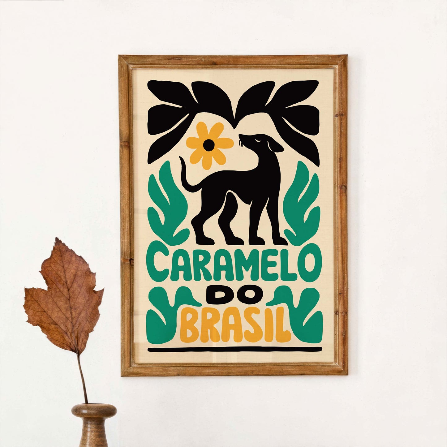 Caramelo Do Brasil Dog Poster