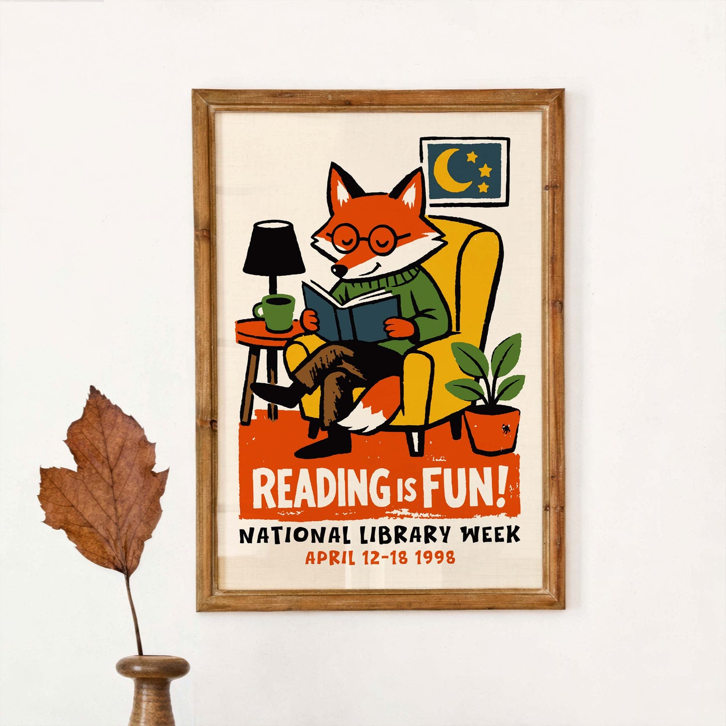 National Library Week Reading Poster