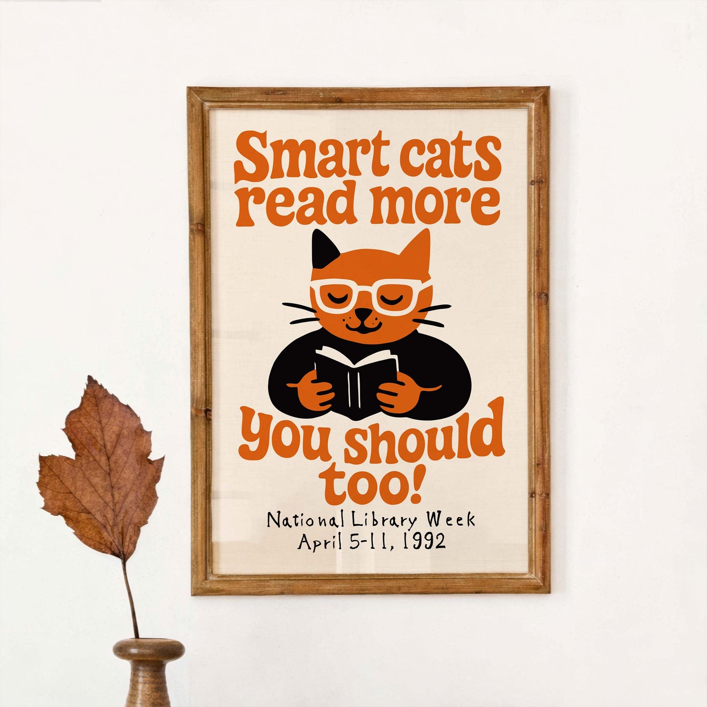 Smart Cats Read More Poster