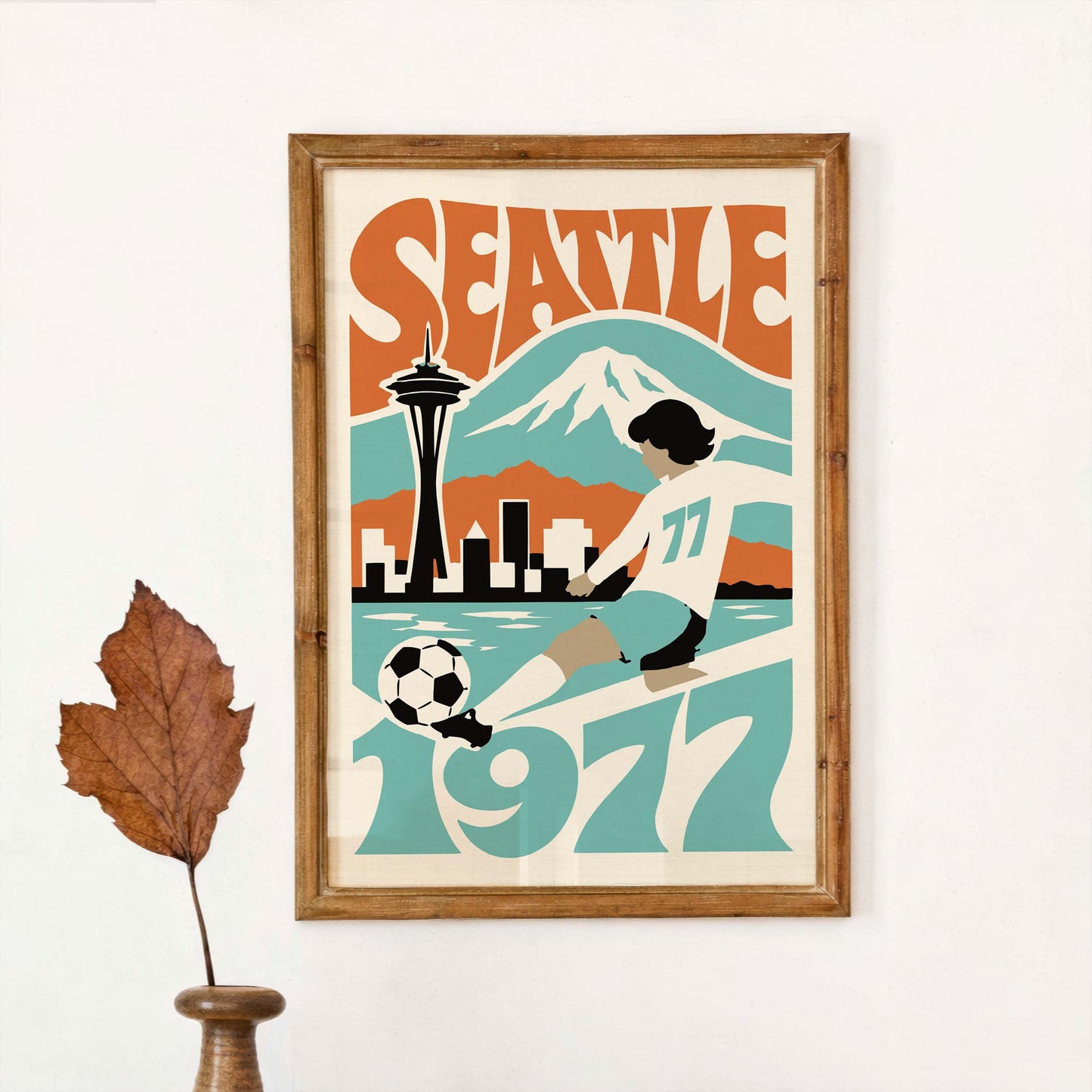Seattle 1977 Soccer Poster