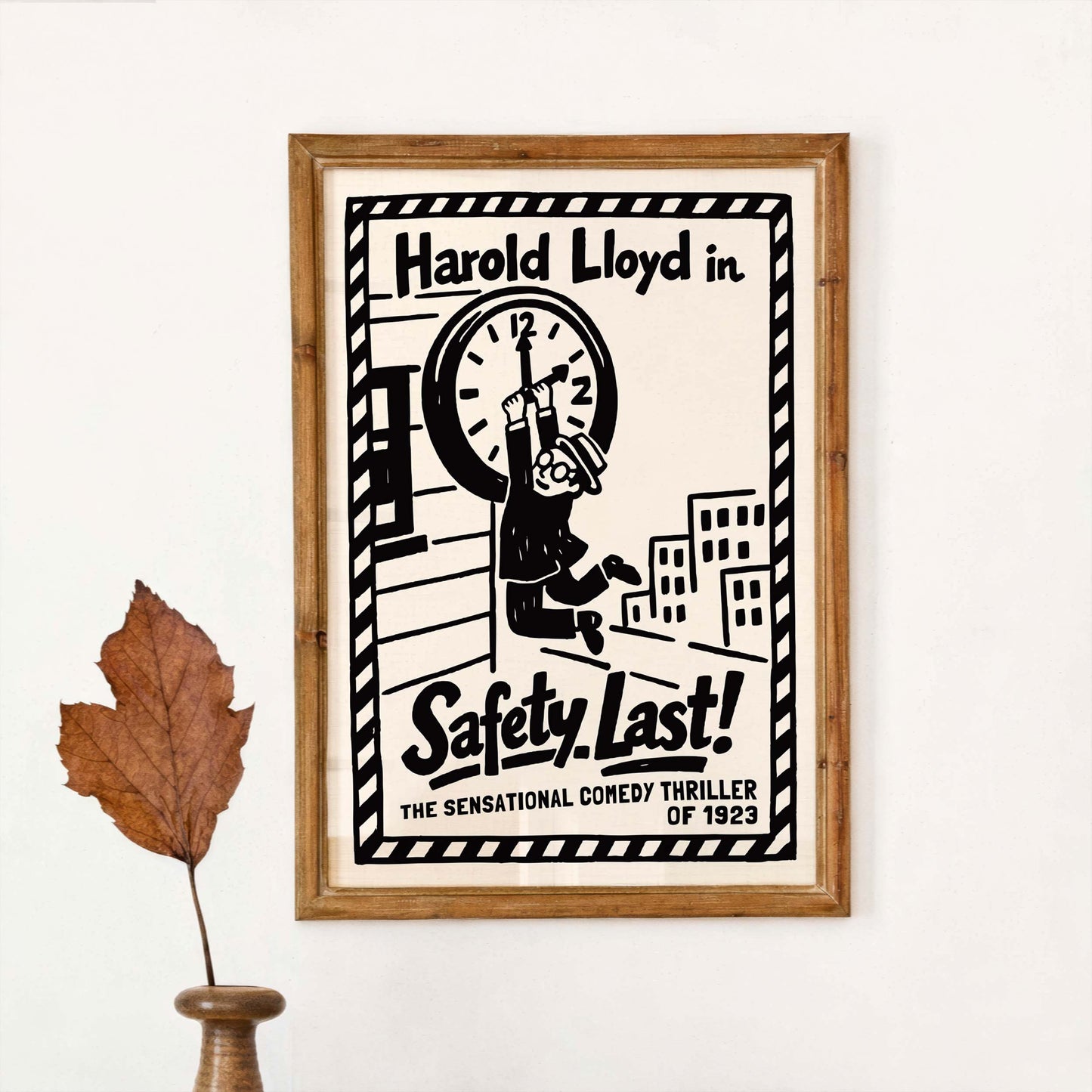 Safety Last Silent Film Poster