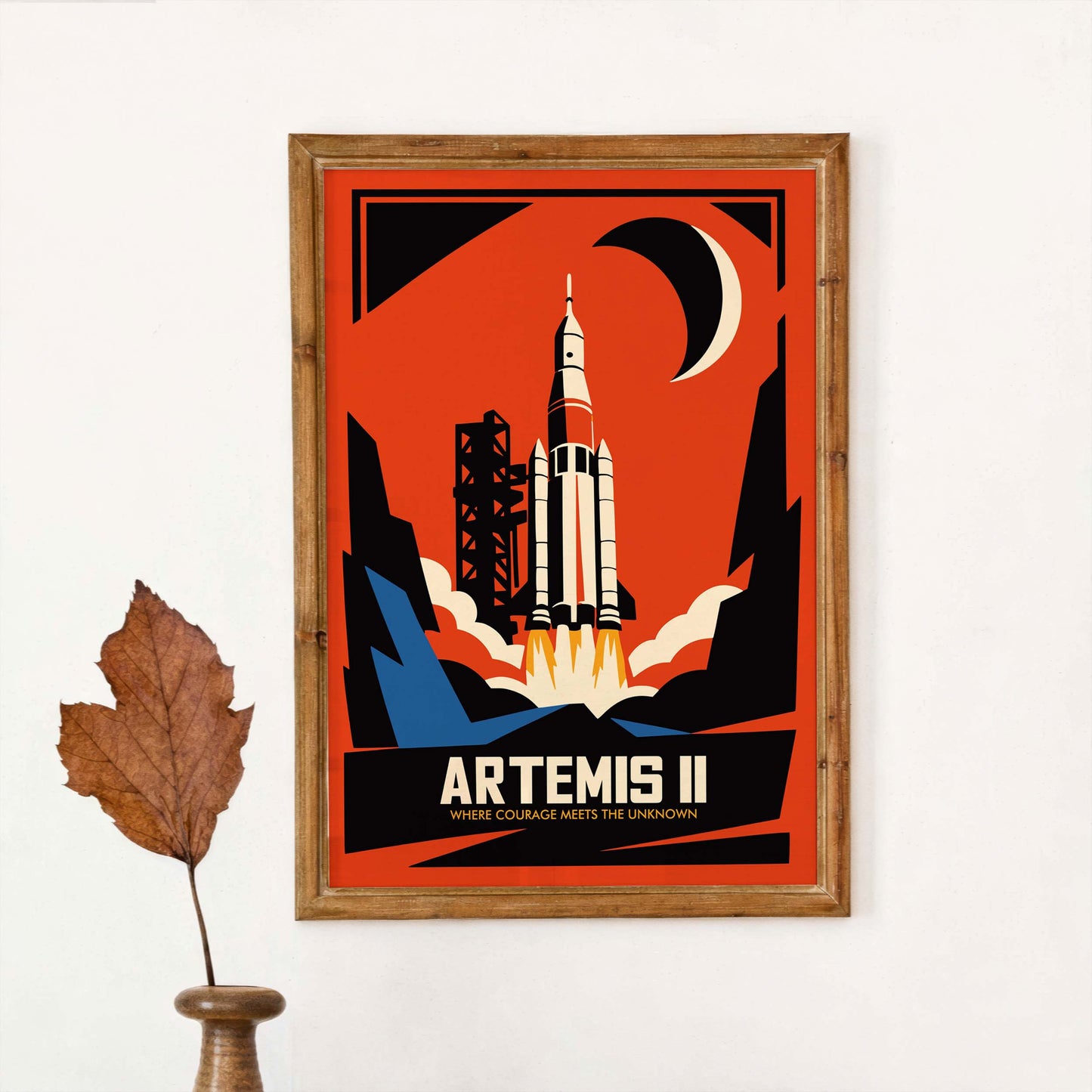Artemis II Rocket Launch Poster