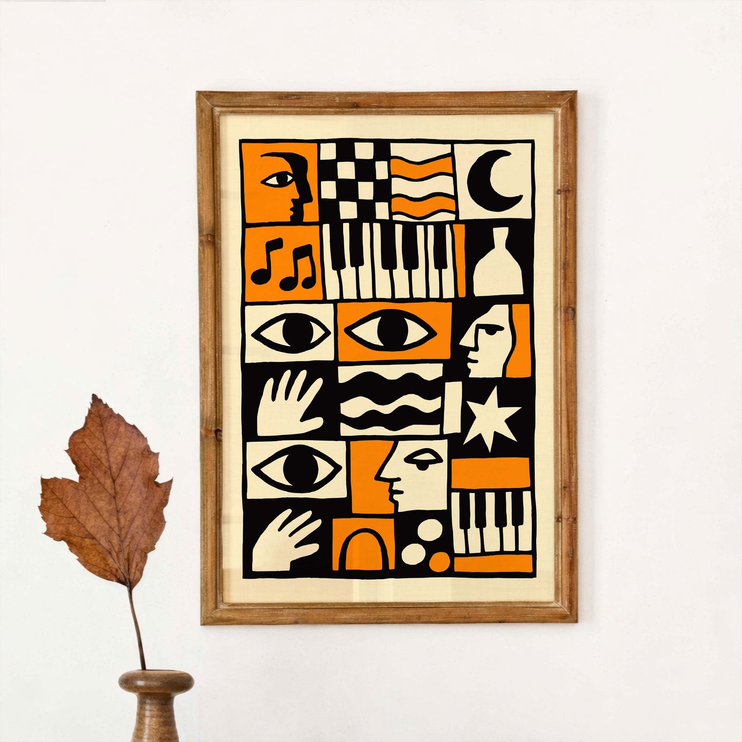 Abstract Jazz Art Print
