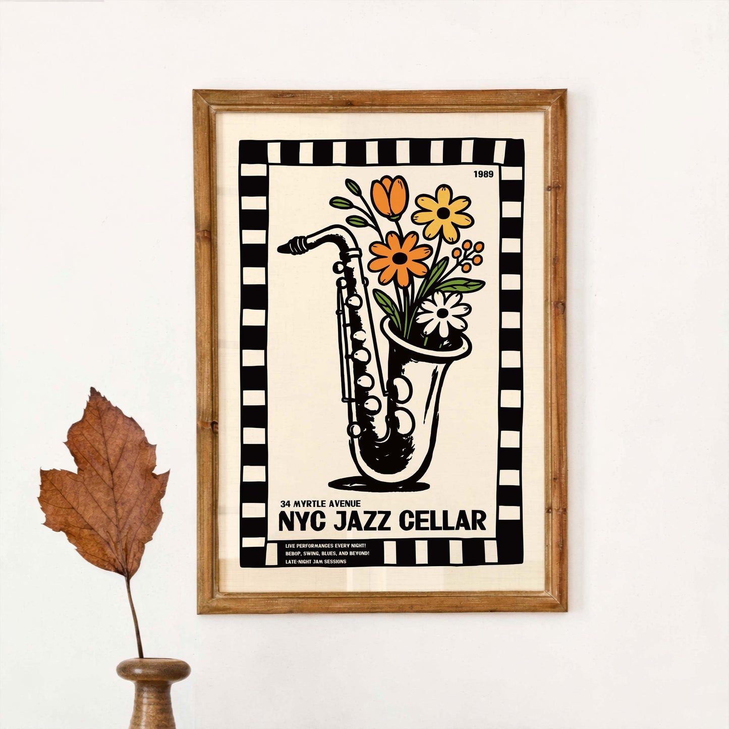 NYC Jazz Cellar Poster Print