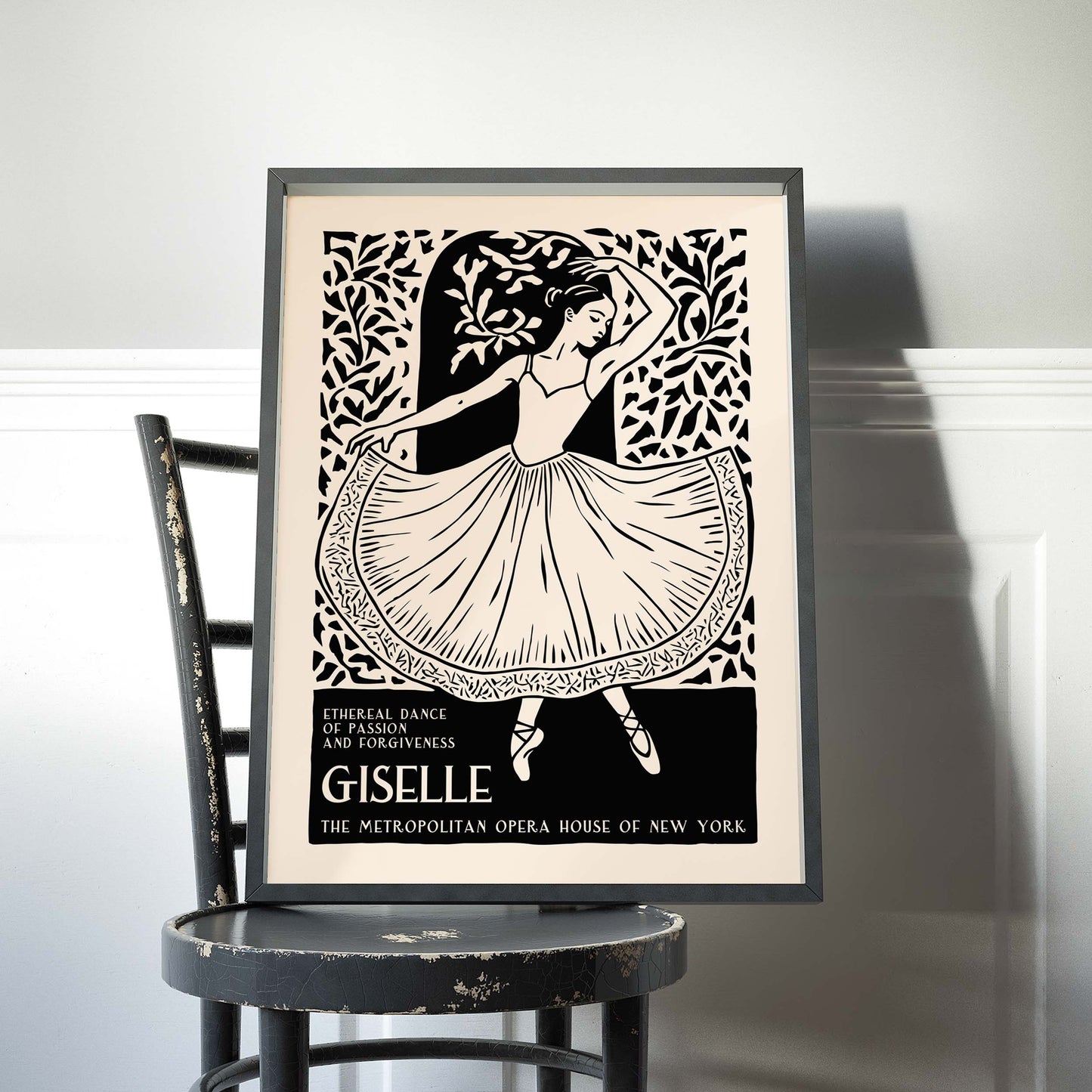 Giselle Ballet Poster Wall Art