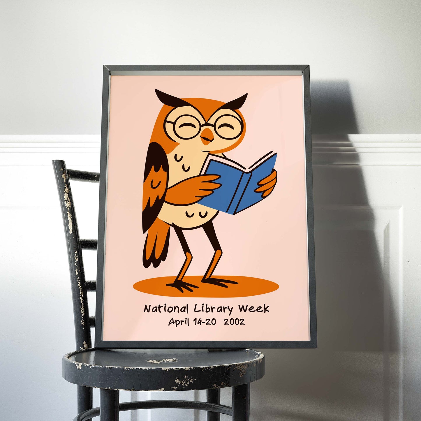 National Library Week Owl Print