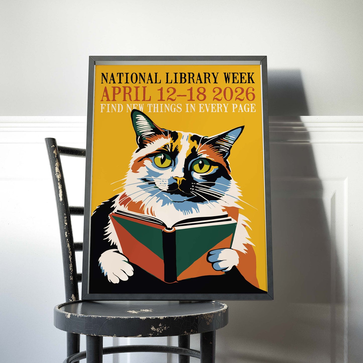 National Library Week Classroom Wall Art