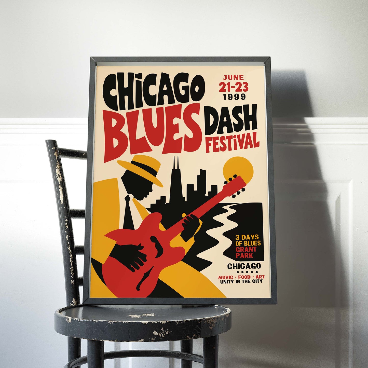 Chicago Blues Bash Festival 1999 Poster