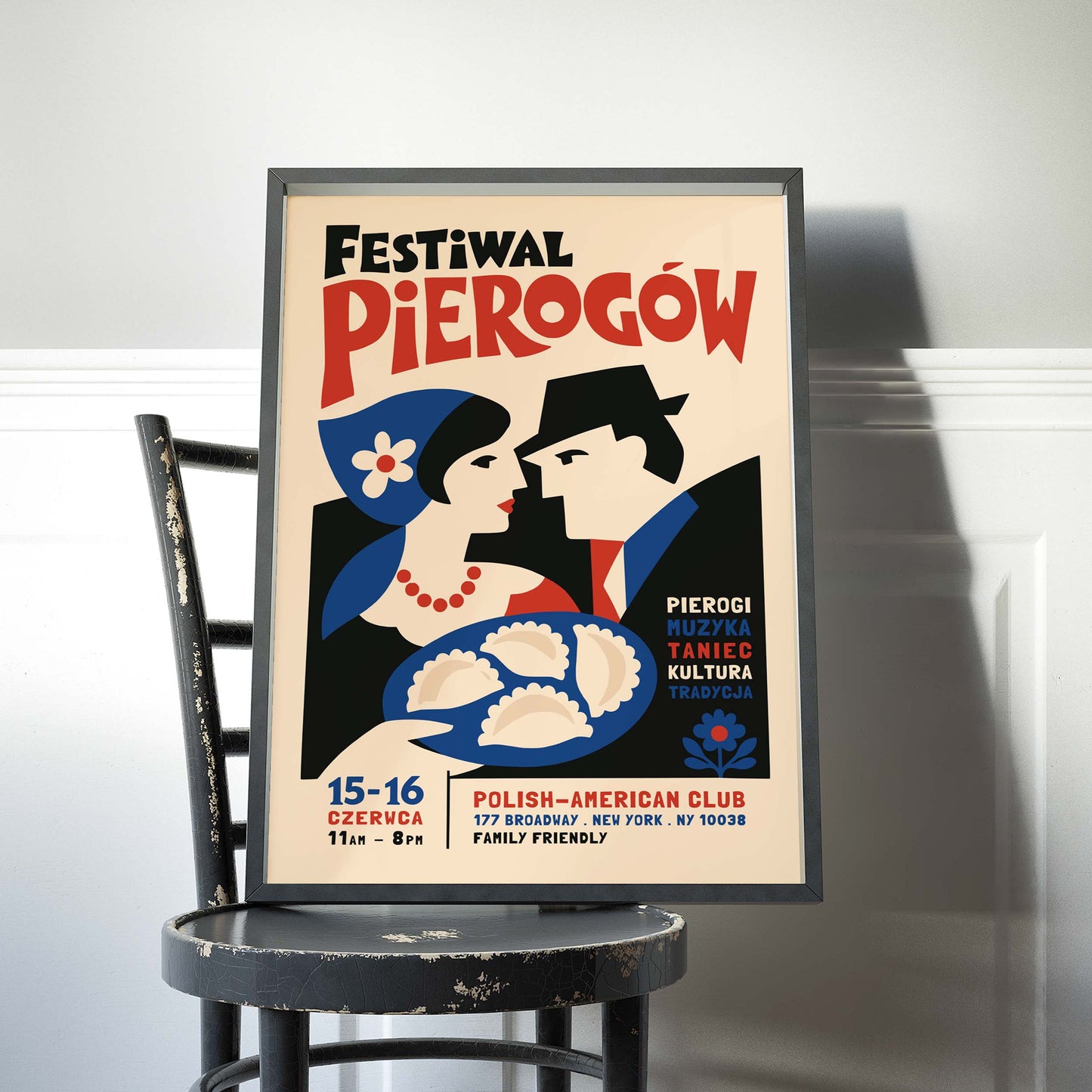 Festival Pierogów Poster Print
