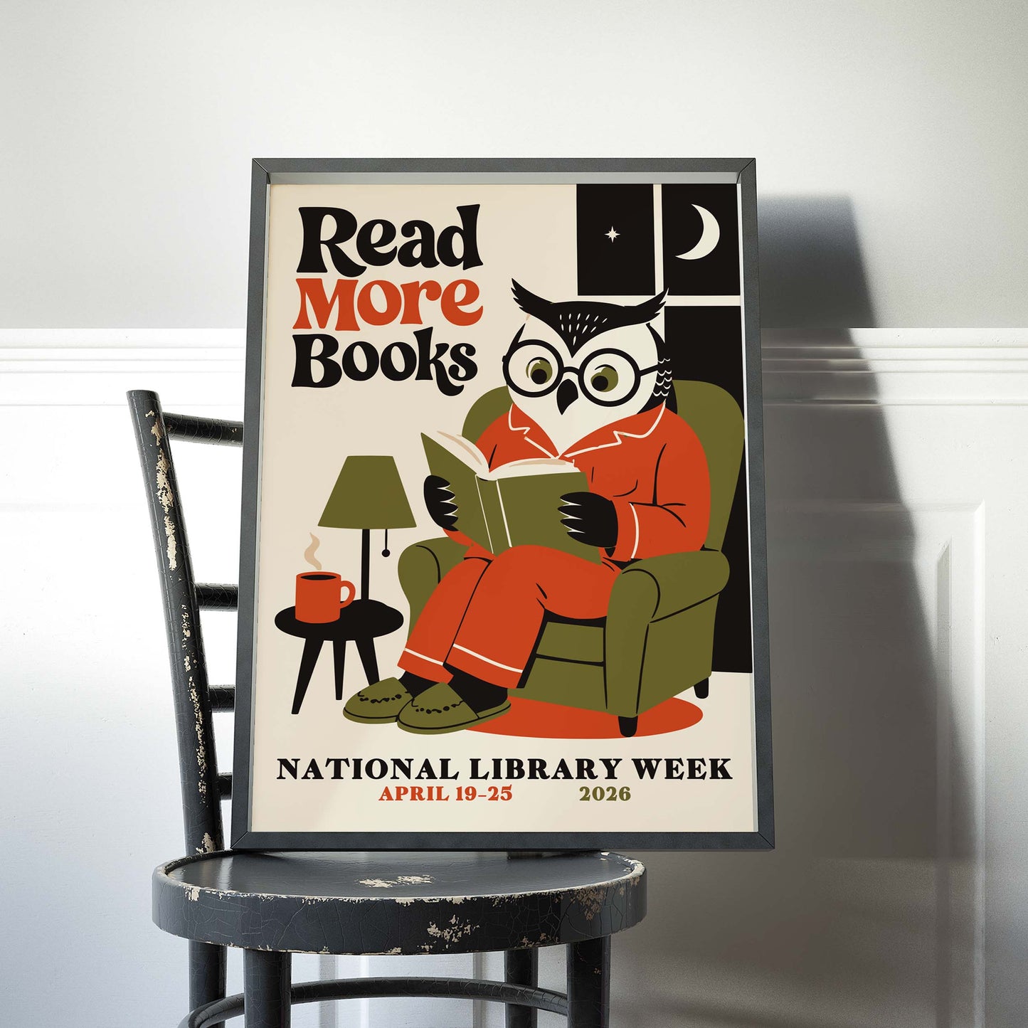 National Library Week Print Library Study