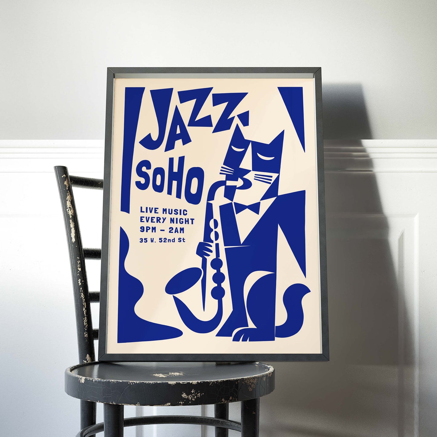 SoHo Jazz Poster Print