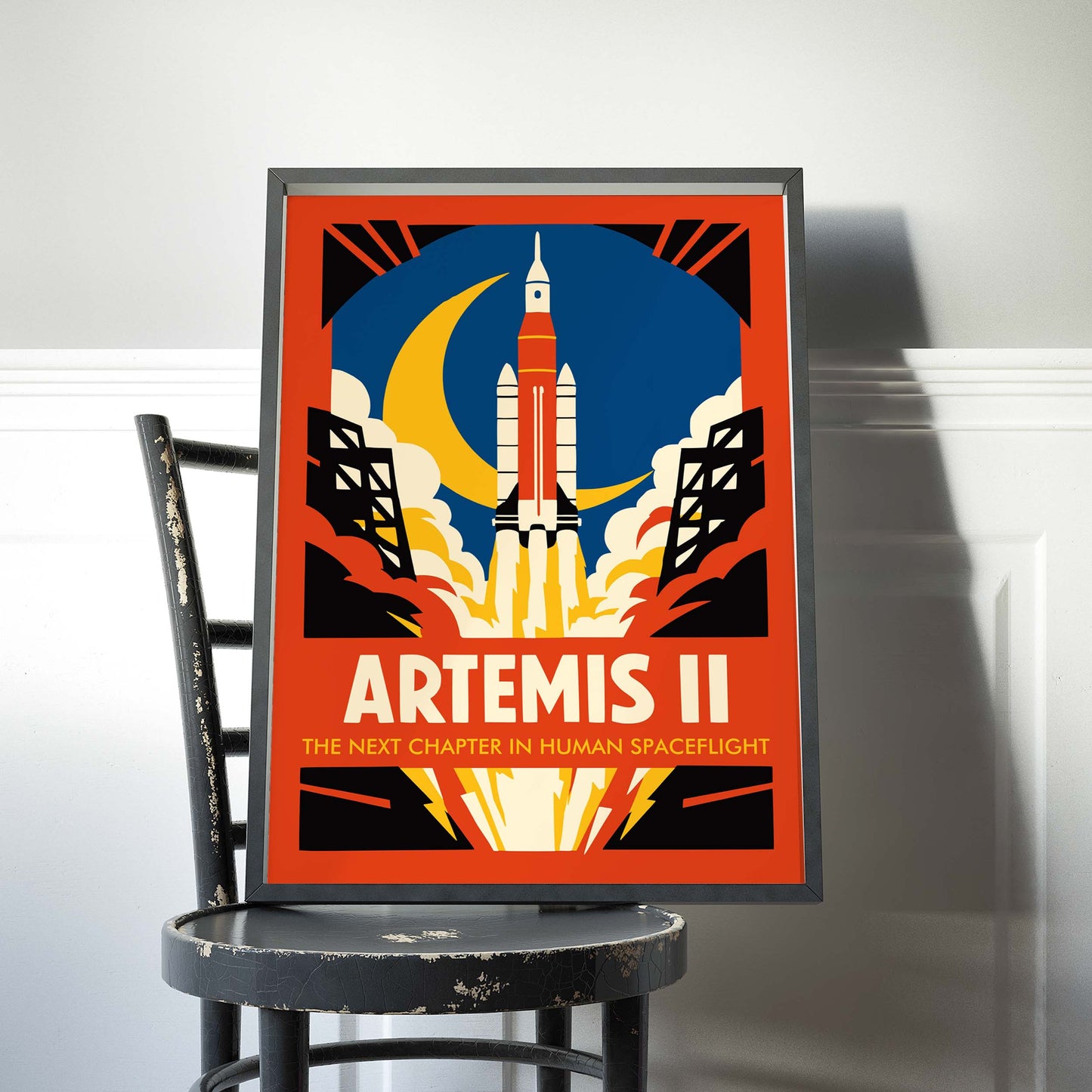 Artemis II Spaceflight Poster Print