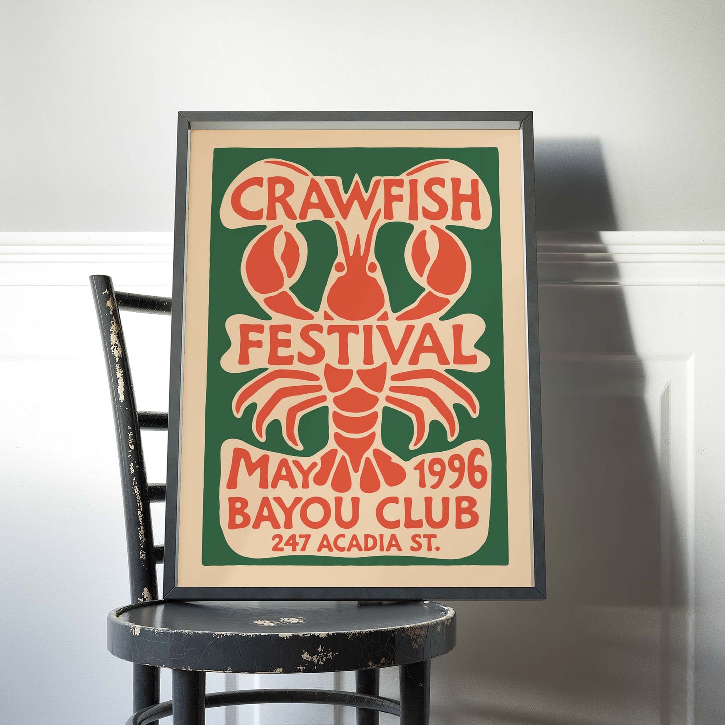 Green Crawfish Festival Poster
