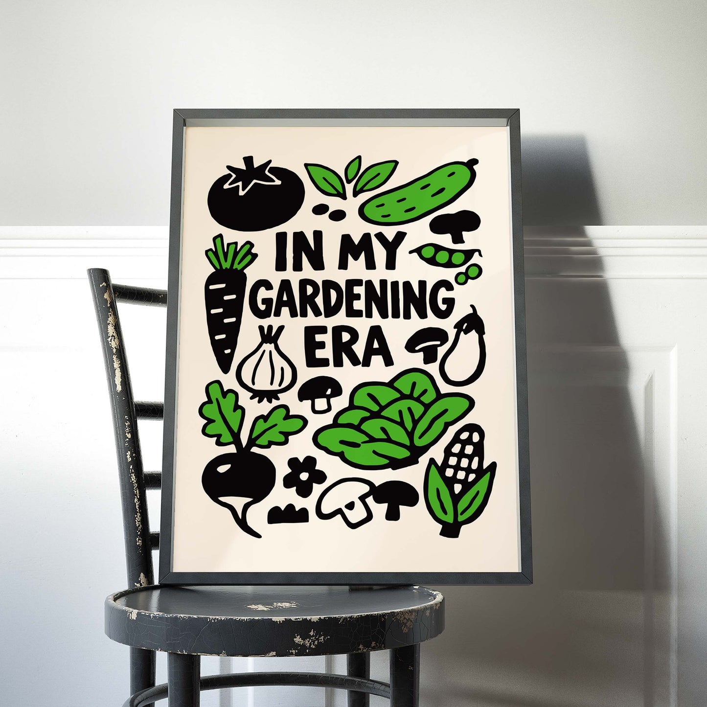 In My Gardening Era Vegetable Poster