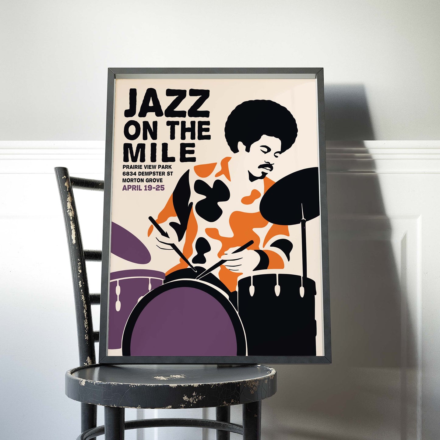 Jazz On The Mile Office Print